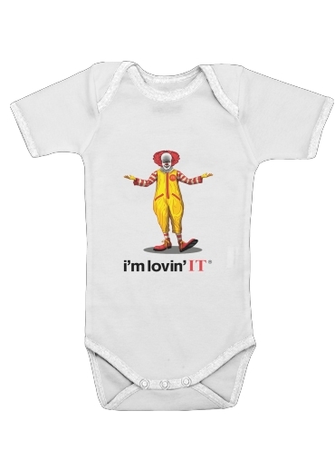  Mcdonalds Im lovin it - Clown Horror para bebé carrocería