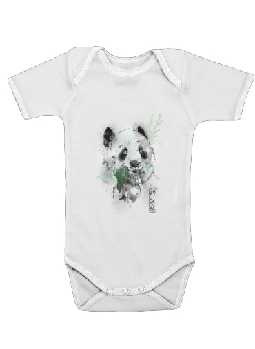  Panda Watercolor para bebé carrocería