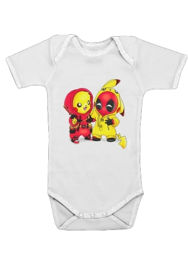  Pikachu x Deadpool para bebé carrocería