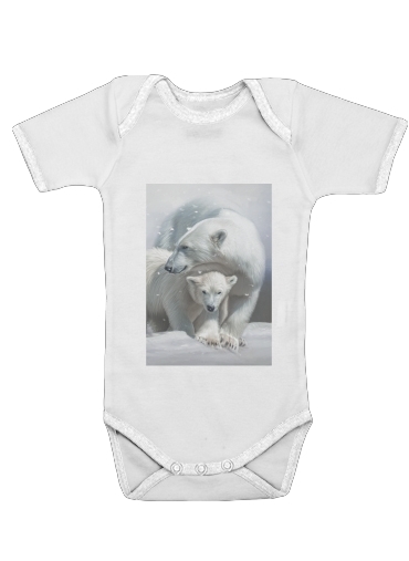  Polar bear family para bebé carrocería