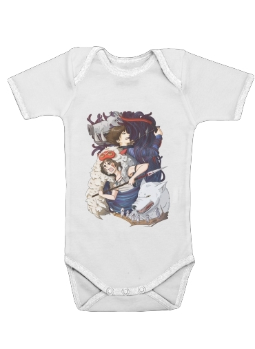  Princess Mononoke Inspired para bebé carrocería