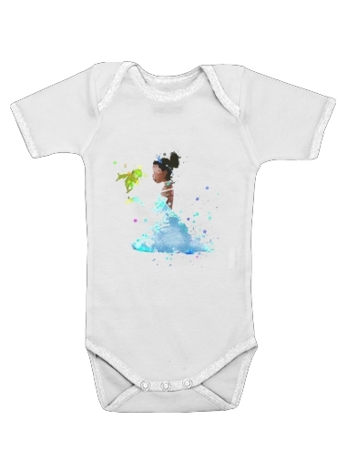  Princess Tiana Watercolor Art para bebé carrocería