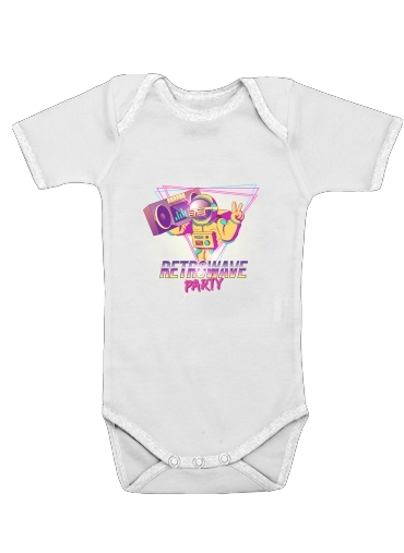  Retrowave party nightclub dj neon para bebé carrocería