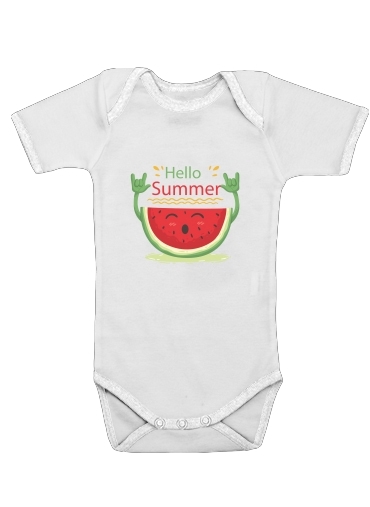  Summer pattern with watermelon para bebé carrocería