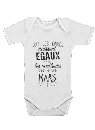  Tous les hommes naissent egaux mais les meilleurs sont nes en Mars para bebé carrocería