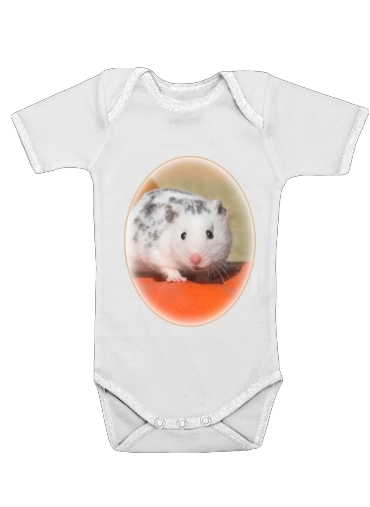  White Dalmatian Hamster with black spots  para bebé carrocería