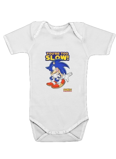  You're Too Slow - Sonic para bebé carrocería