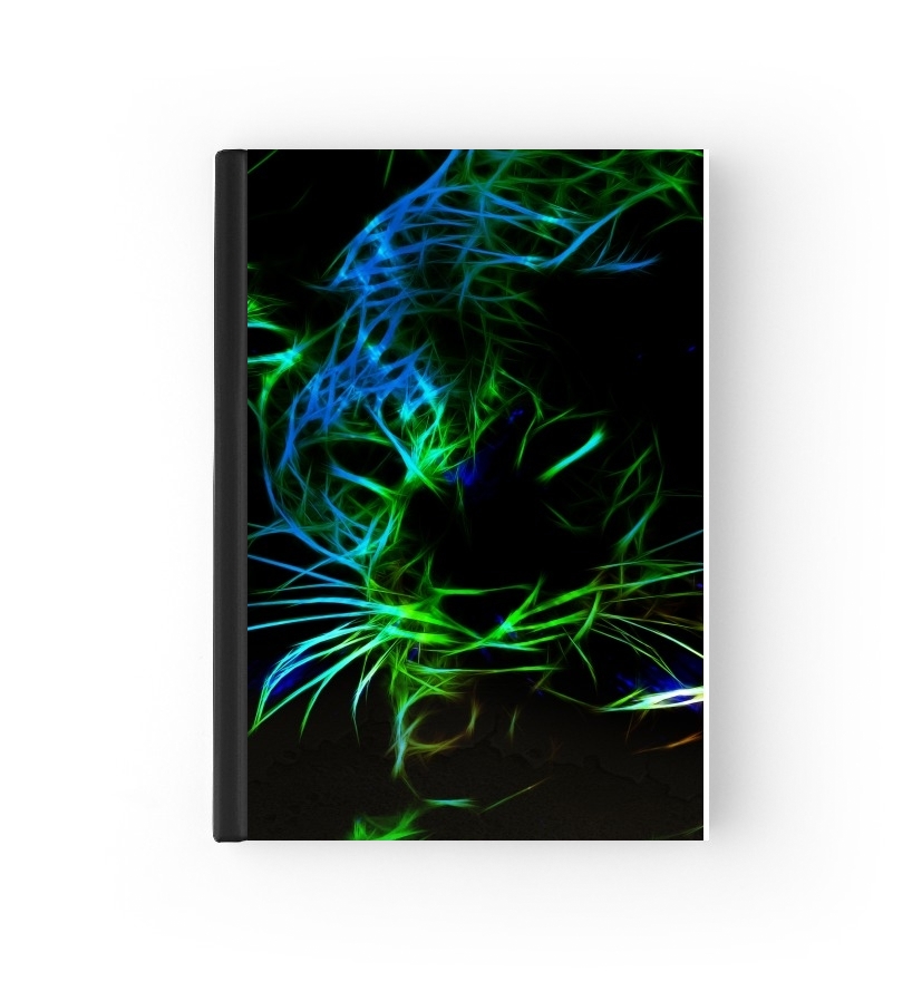  Abstract neon Leopard para Personalizable calendario escolar