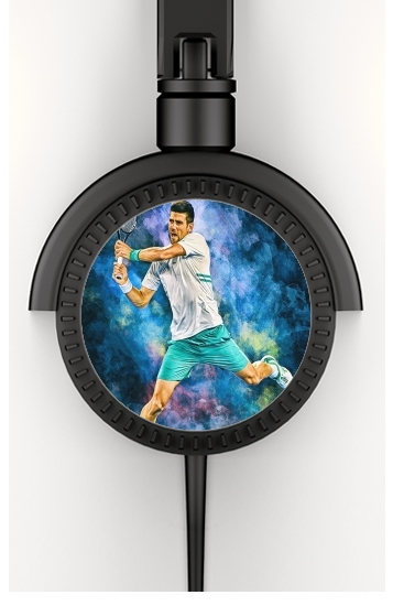  Djokovic Painting art para Auriculares estéreo