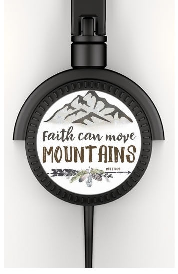  Faith can move montains Matt 17v20 Bible Blessed Art para Auriculares estéreo