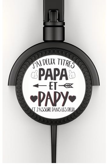 Jai deux titres Papa et Papy et jassure dans les deux para Auriculares estéreo