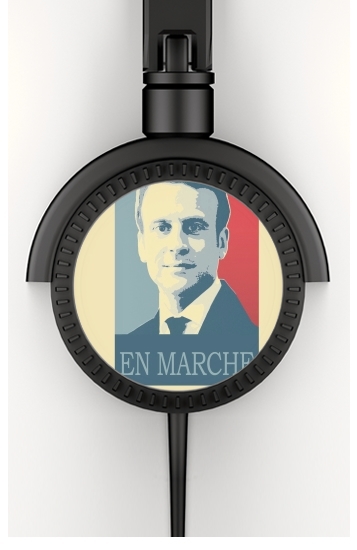  Macron Propaganda En marche la France para Auriculares estéreo
