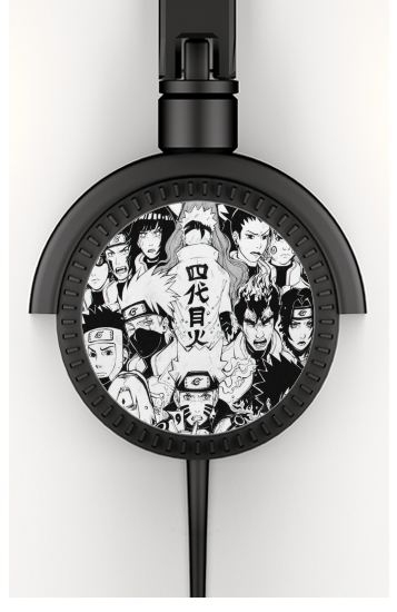  Naruto Black And White Art para Auriculares estéreo