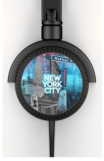  New York City II [blue] para Auriculares estéreo