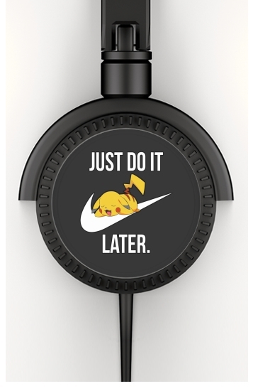 Nike Parody Just Do it Later X Pikachu para Auriculares estéreo