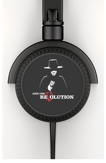  V For Vendetta Join the revolution para Auriculares estéreo