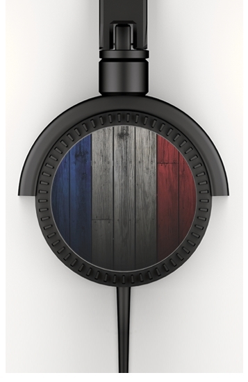  Wooden French Flag para Auriculares estéreo