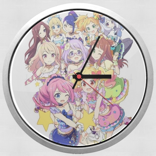  Aikatsu be an idol para Reloj de pared