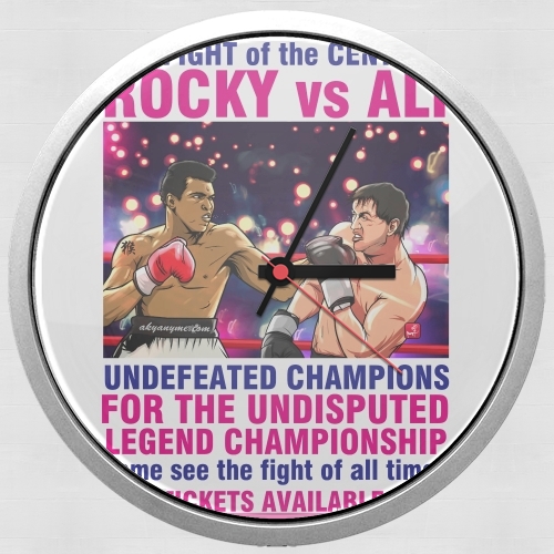  Ali vs Rocky para Reloj de pared
