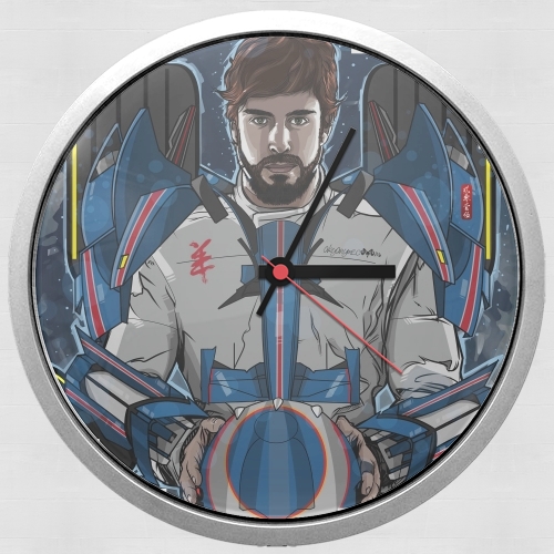  Alonso mechformer  racing driver  para Reloj de pared
