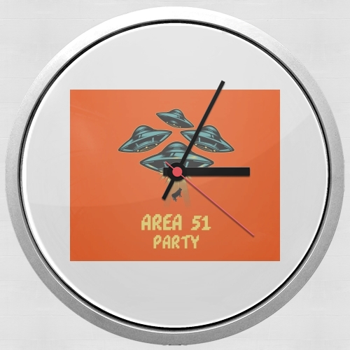  Area 51 Alien Party para Reloj de pared