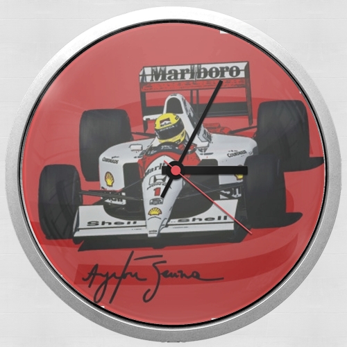  Ayrton Senna Formule 1 King para Reloj de pared