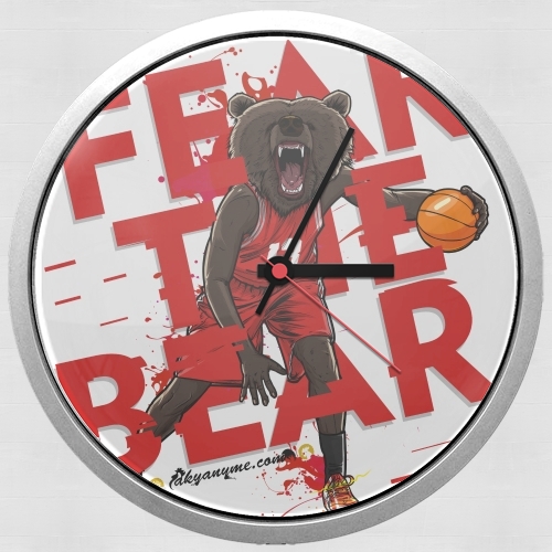  Beasts Collection: Fear the Bear para Reloj de pared