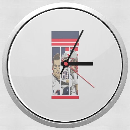  Brady Champion Super Bowl XLIX para Reloj de pared