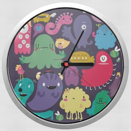  Colorful Creatures para Reloj de pared