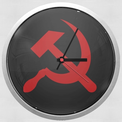  Hoz y martillo comunistas para Reloj de pared