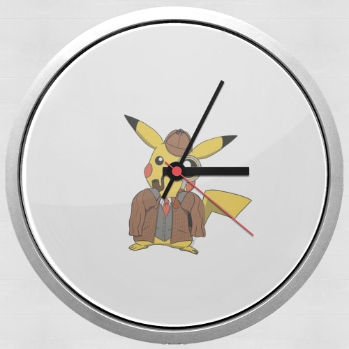  Detective Pikachu x Sherlock para Reloj de pared