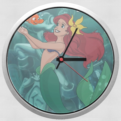  Disney Hangover Ariel and Nemo para Reloj de pared