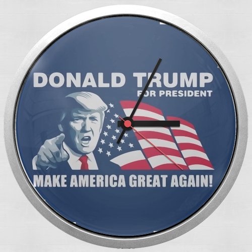  Donald Trump Make America Great Again para Reloj de pared