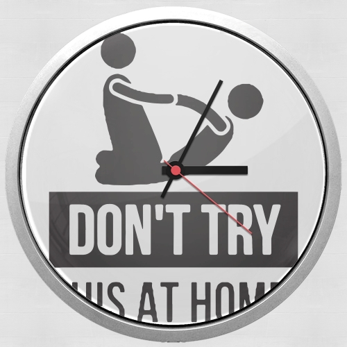  dont try it at home physiotherapist gift massage para Reloj de pared