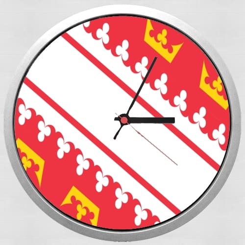  Drapeau alsacien Alsace Lorraine para Reloj de pared