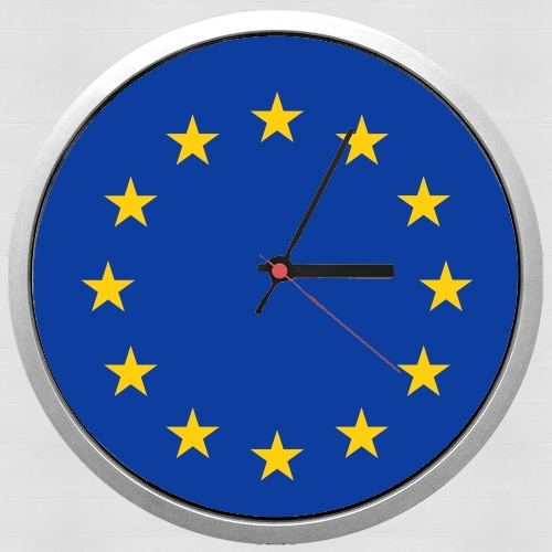  Bandera de europa para Reloj de pared