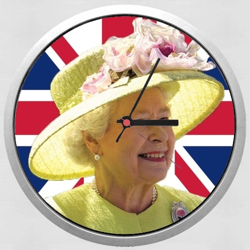 Elizabeth 2 Uk Queen para Reloj de pared