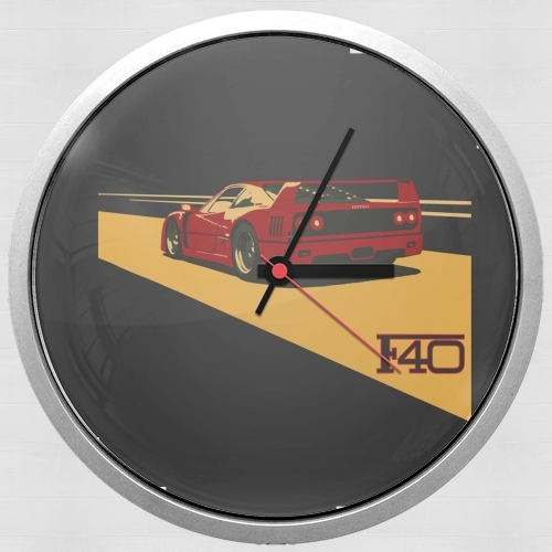  Ferrari F40 Art Fan para Reloj de pared