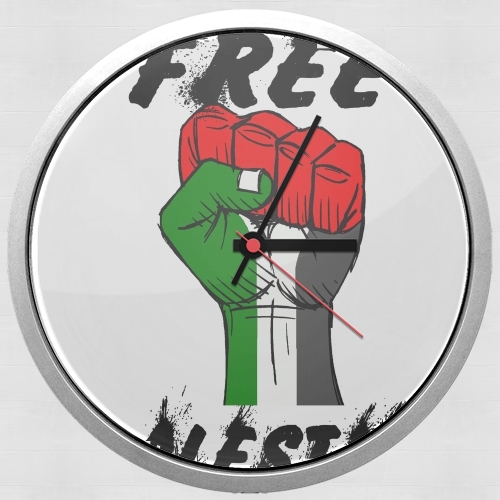  Free Palestine para Reloj de pared
