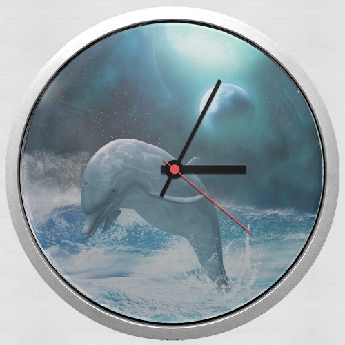  Freedom Of Dolphins para Reloj de pared