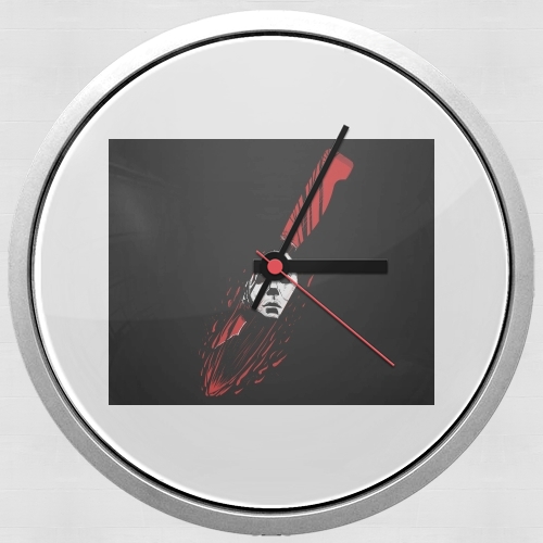  Hell-O-Ween Myers knife para Reloj de pared