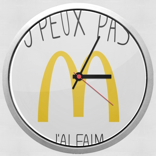  Je peux pas jai faim McDonalds para Reloj de pared