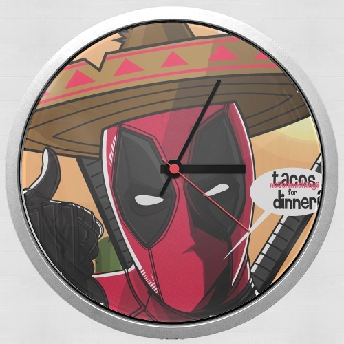  Mexican Deadpool para Reloj de pared