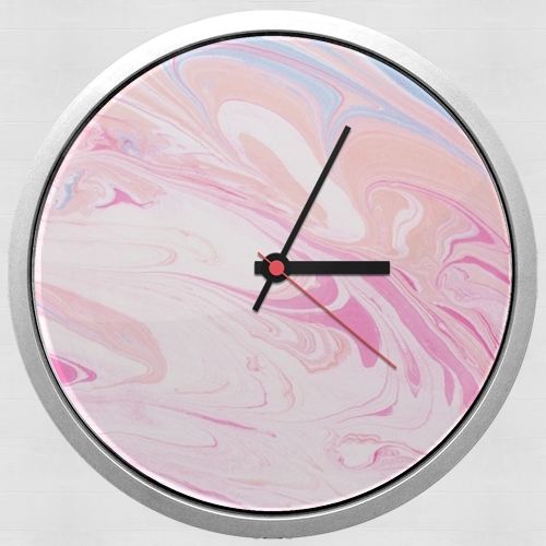  Minimal Marble Pink para Reloj de pared