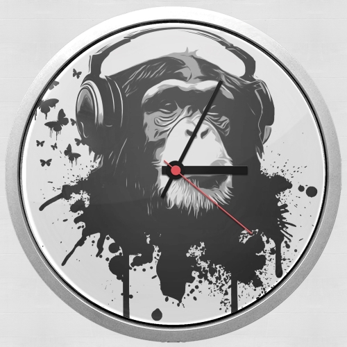  Monkey Business - White para Reloj de pared