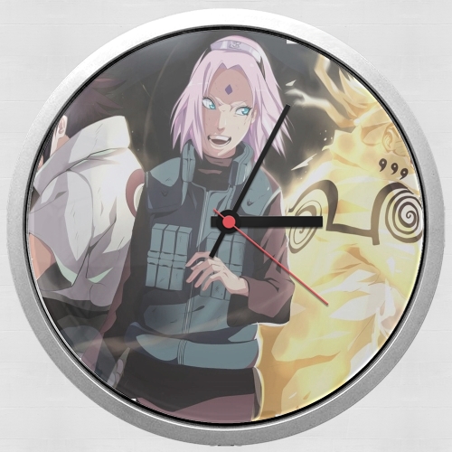  Naruto Sakura Sasuke Team7 para Reloj de pared