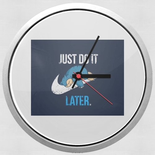  Nike Parody Just do it Late X Ronflex para Reloj de pared