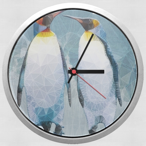  penguin love para Reloj de pared