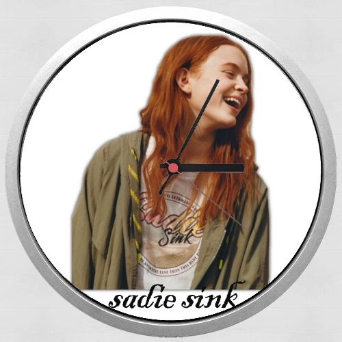  Sadie Sink collage para Reloj de pared