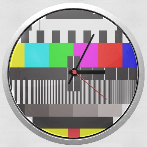  tv test screen para Reloj de pared